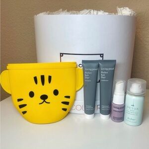 Living Proof Beaty bundle set with eco-friendly travel bag